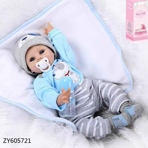 عروسک نوزاد پسر 56 سانتی مدل Scnbom lifelike reborn dolls ZY605721_اسباب بازی